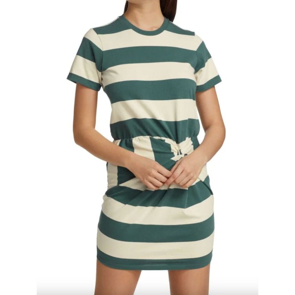 Veronica Beard Jeans Tyla Striped T-shirt Dress Size Medium Casual - Picture 1 of 7